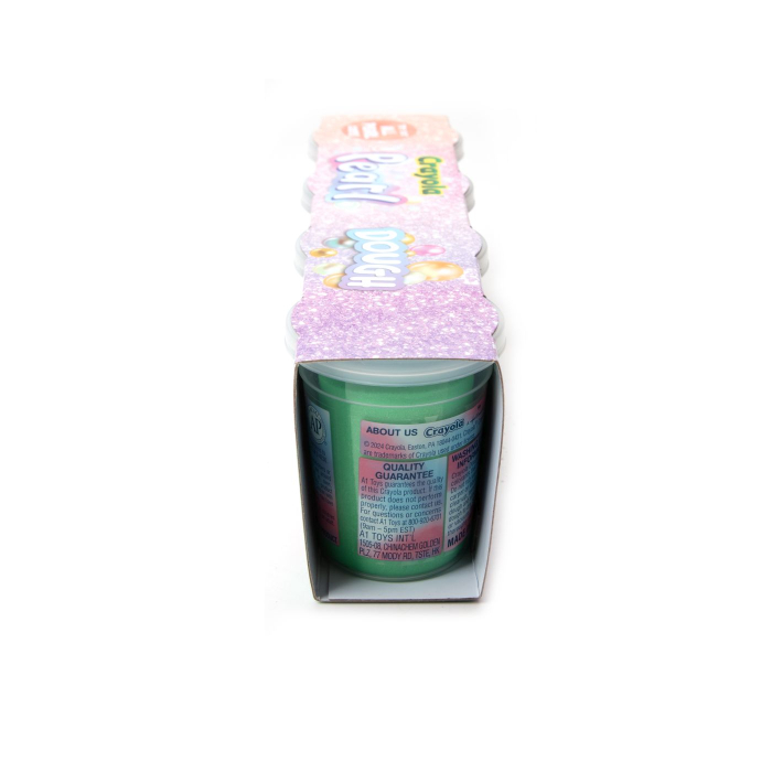 CRAYOLA PEARL SET 4 BORCANASE CU PLASTELINA SIDEFATA [4]