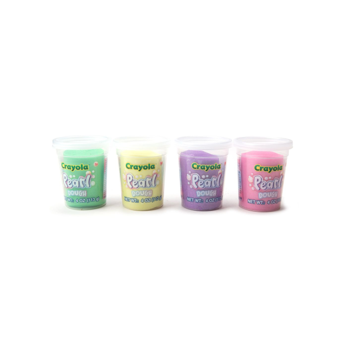 CRAYOLA PEARL SET 4 BORCANASE CU PLASTELINA SIDEFATA [2]