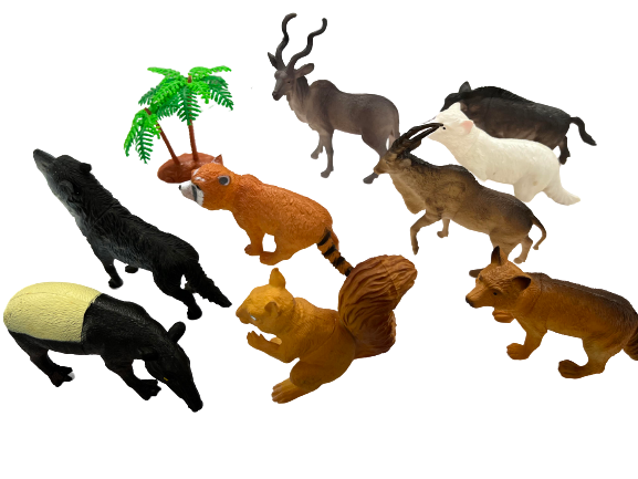 Figurine animale salbatice de savana/jungla- MARI [2]