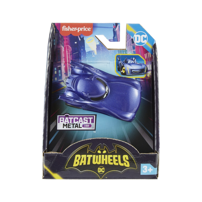 FISHER PRICE BATWHEELS MASINUTA METALICA BATMOBILE 1:55 [1]