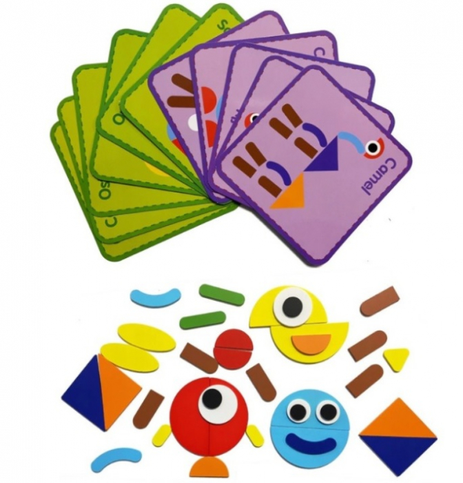 Fun puzzle Montessori tip Tangram [2]
