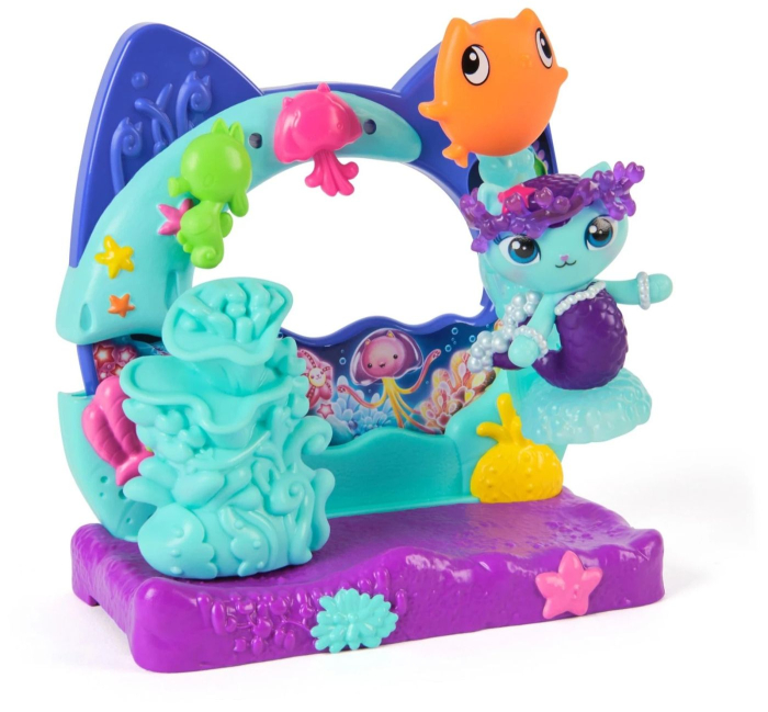 GABBYS DOLLHOUSE FILMUL SET BALCONUL ACVARIU SI FIGURINA MERCAT [3]