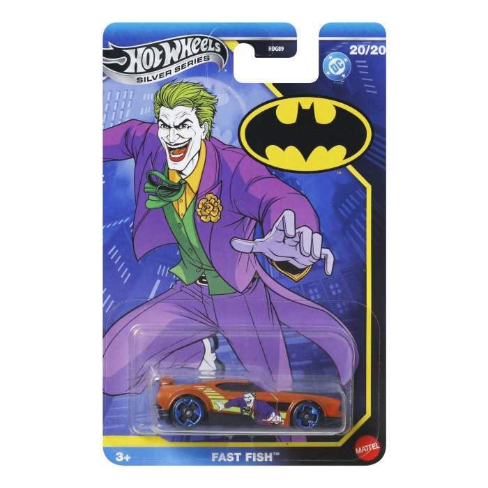HOT WHEELS MASINA METALICA TEMATICA BATMAN FAST FISH SCARA 1 LA 64 [1]