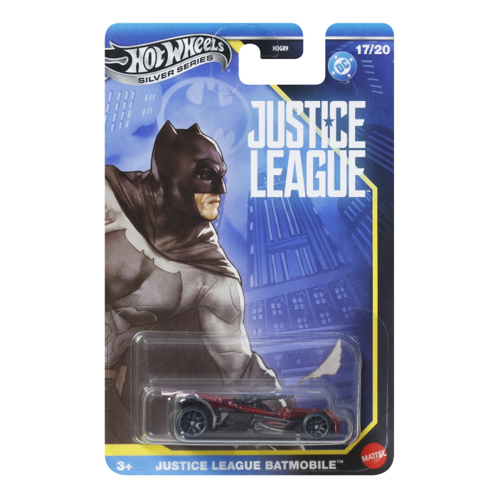 HOT WHEELS MASINA METALICA TEMATICA BATMAN JUSTICE LEAGUE BATMOBILE SCARA 1 LA 64 [1]