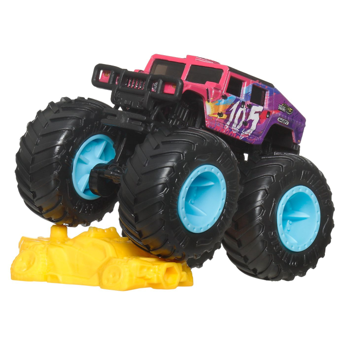 HOT WHEELS MONSTER TRUCK MASINUTA HUMVEE 4-CT FASTBACK SCARA 1:64 [7]