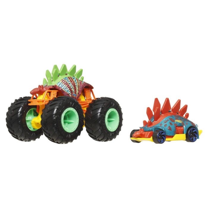 HOT WHEELS MONSTER TRUCK SI MASINUTA METALICA MOTOSAURUS [3]