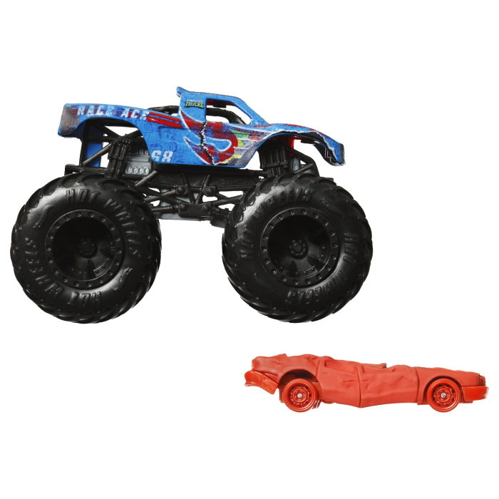 HOT WHEELS MONSTER TRUCK SI MASINUTA METALICA RACE ACE [7]