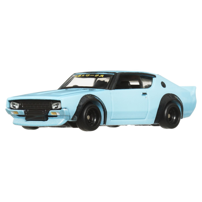 HOT WHEELS TRANSPORTATOR FLEET FLYER CU MASINUTA NISSAN SKYLINE 2000 GT-R LBWK SCARA 1:64 [6]
