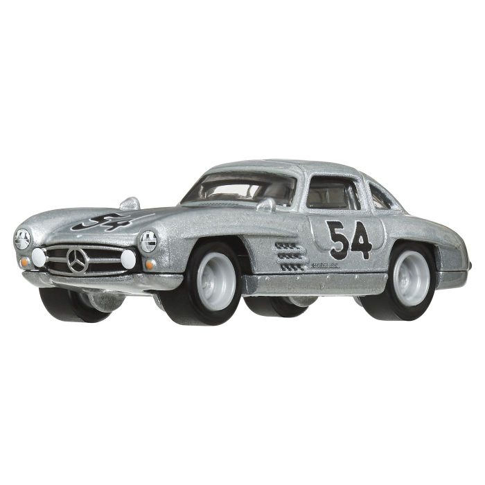 HOT WHEELS TRANSPORTATOR  MERCEDES-BENZ 55 BLAUES WUNDER CU MASINUTA MERCEDES-BENZ 300 SL SCARA 1:64 [5]