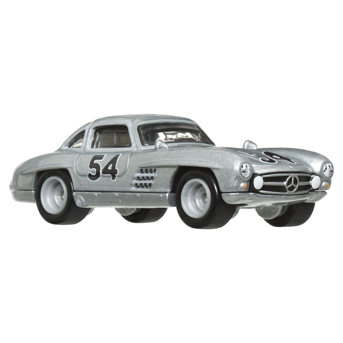HOT WHEELS TRANSPORTATOR  MERCEDES-BENZ 55 BLAUES WUNDER CU MASINUTA MERCEDES-BENZ 300 SL SCARA 1:64 [7]