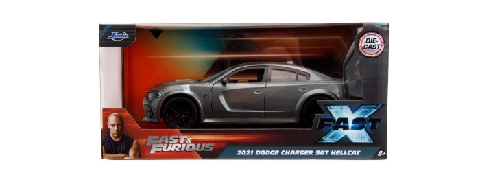 JADA FAST AND FURIOUS MASINUTA METALICA DODGE CHARGER SRT HELLCAT 2021 SCARA 1 LA 24 [1]