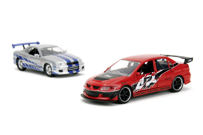 JADA FAST AND FURIOUS SET 2 MASINI METALICE MITSUBISHI LANCER EVOLUTION IX 1:32 [3]