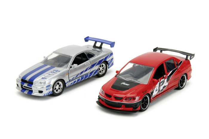 JADA FAST AND FURIOUS SET 2 MASINI METALICE MITSUBISHI LANCER EVOLUTION IX 1:32 [2]