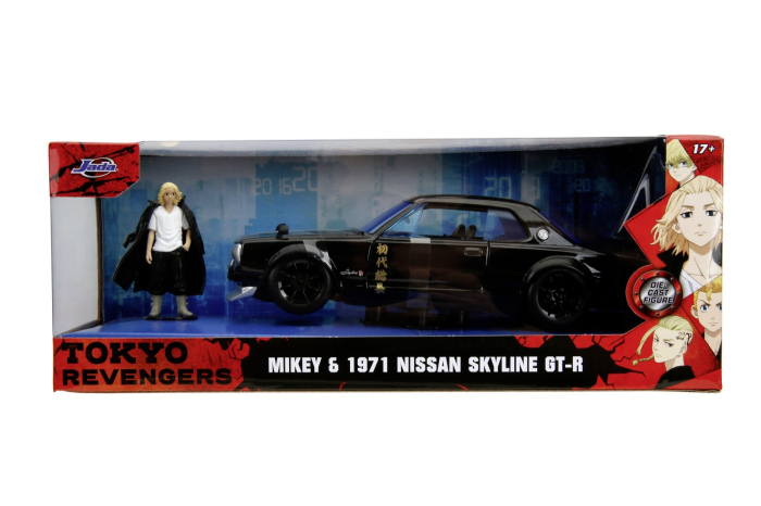 JADA SET TOKYO REVENGERS FIGURINA METALICA 7CM SI MASINUTA NISSAN SKYLINE GTR SCARA 1 LA 24 [6]