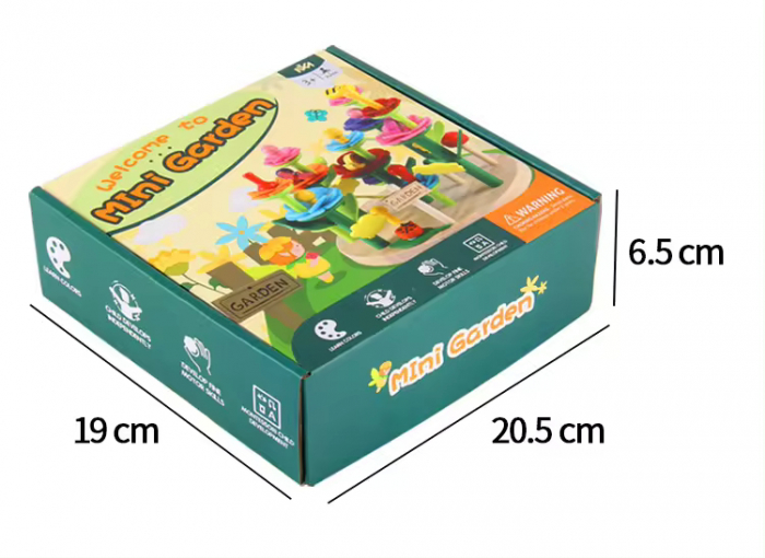 Joc creativ de construit Montessori - Mini Garden [9]