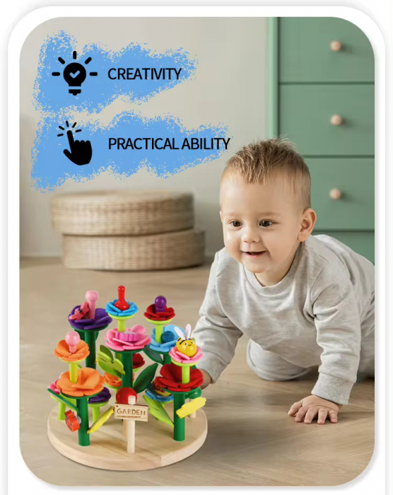 Joc creativ de construit Montessori - Mini Garden [3]