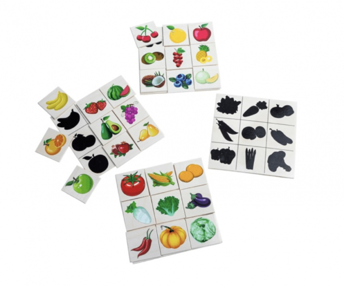 Joc de asociere cu Umbre – Fructe si legume [2]