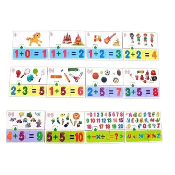 Joc de asociere tip puzzle cifre [3]
