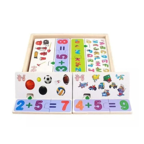 Joc de asociere tip puzzle cifre [2]