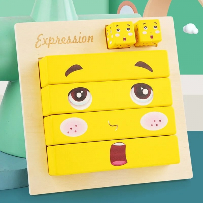 Joc de lemn expresii si emotii [4]