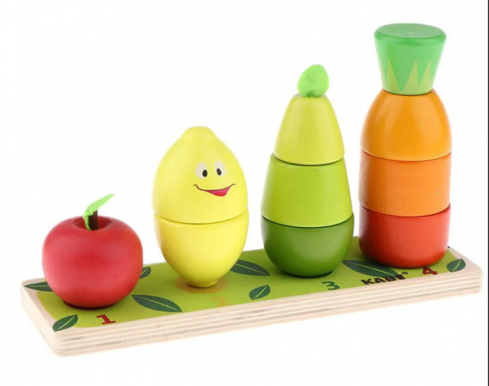 Joc de lemn Fructe de stivuit [2]