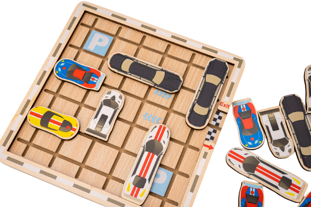 Joc de logica - parcare de lemn [4]