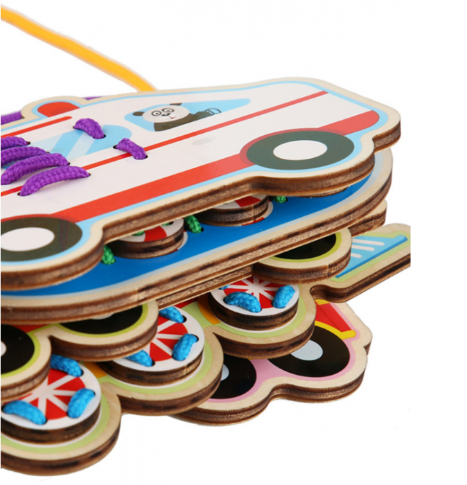 Joc de snuruit din lemn ANIMALE [4]