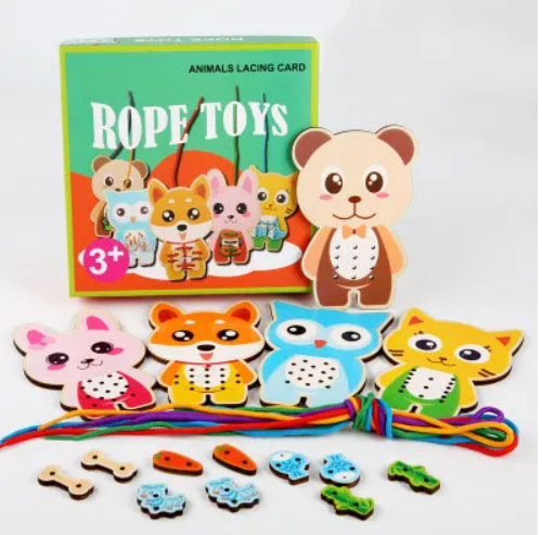 Joc de snuruit din lemn ANIMALE [2]