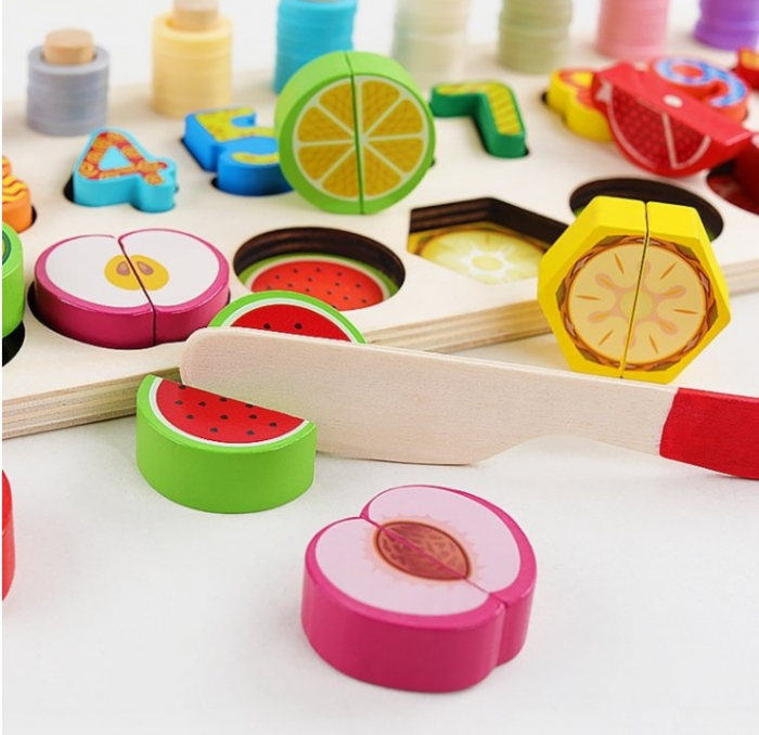 Joc din lemn Fruit Matching [4]