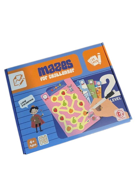 Joc labirinturi 25 planse reutilizabile LEVEL 2 [2]