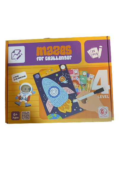 Joc labirinturi 25 planse reutilizabile LEVEL 4 [2]