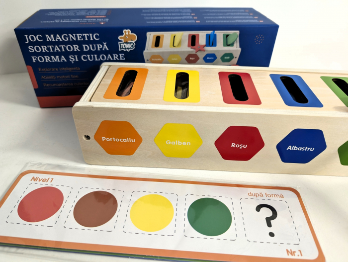 Joc magnetic sortator,  forme si culori - in limba romana [4]
