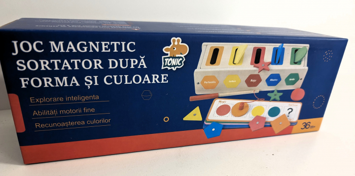 Joc magnetic sortator,  forme si culori - in limba romana [10]
