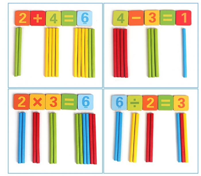 Joc matematic cu betisoare in cutie metalica [4]