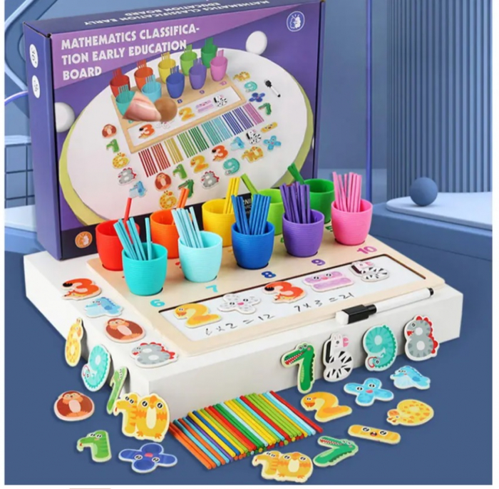 Joc matematic de clasificare din lemn [3]