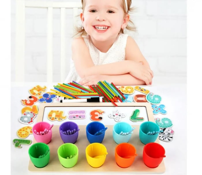 Joc matematic de clasificare din lemn [2]