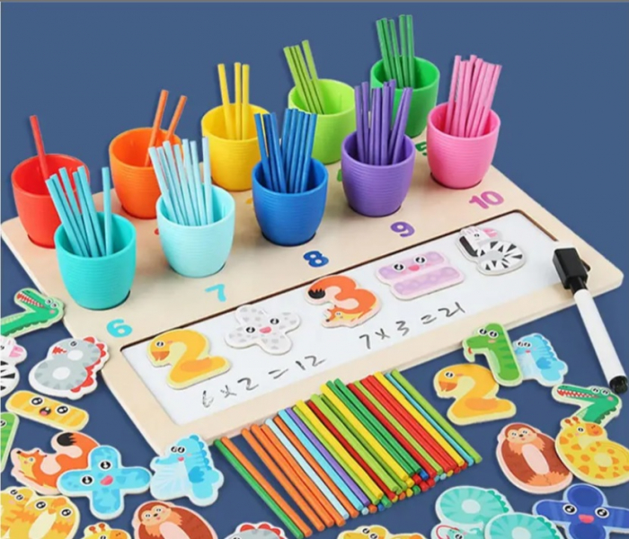 Joc matematic de clasificare din lemn [4]