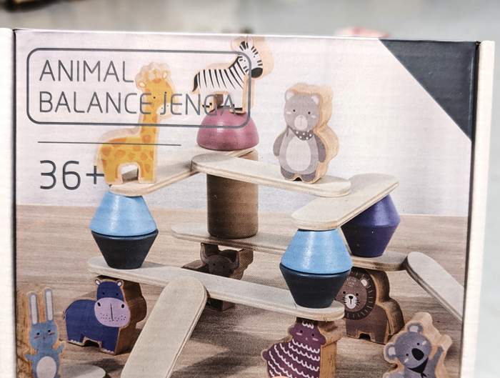 Joc Montessori de stivuit  - Animale in echilibru [7]