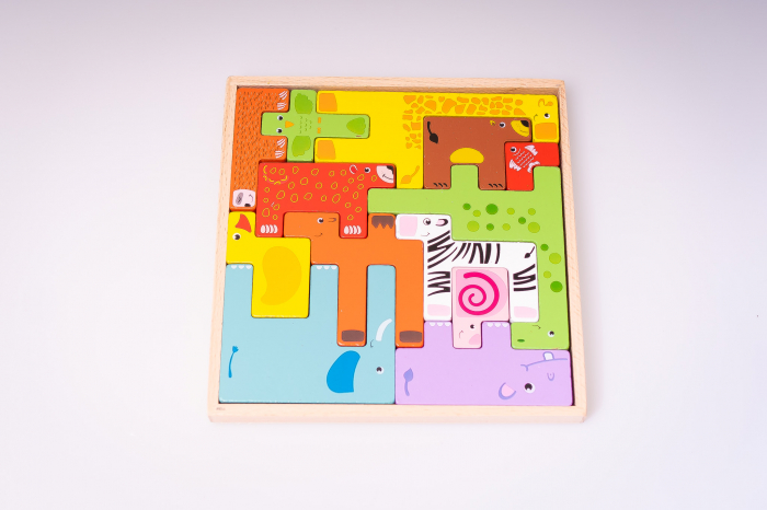 Joc tetris cu animale din lemn [2]