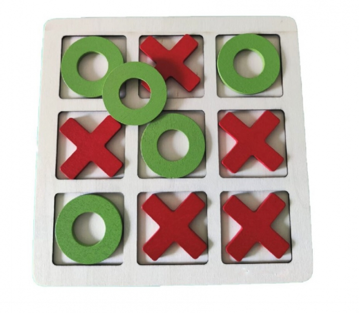 Joc X si 0 din lemn si Sudoku Animale 2 in 1 [3]