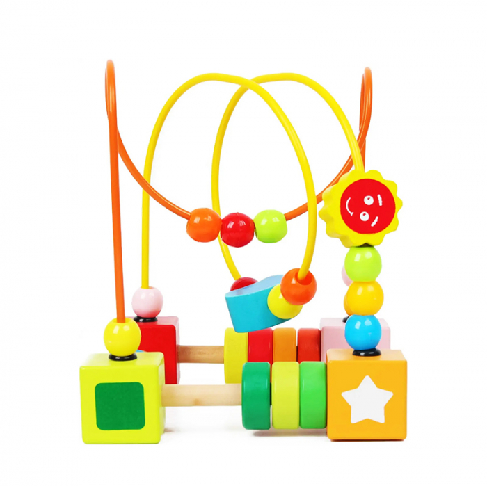 Jucarie Montessori 2 in 1 Circuit cu bile [2]