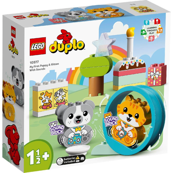 LEGO DUPLO PRIMUL MEU CATELUS SI PRIMUL MEU PISOI CU SUNETE 10977 [1]
