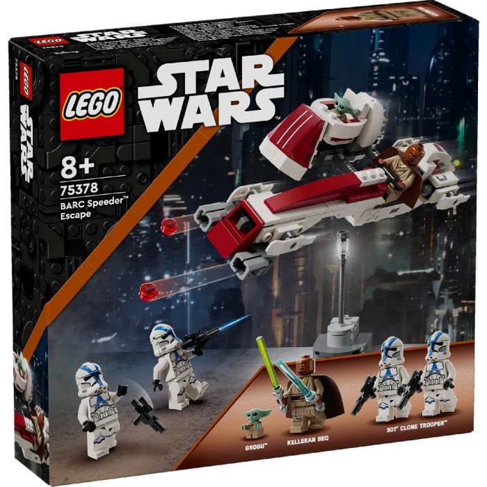 LEGO STAR WARS EVADARE PE MOTOCICLETA DE VITEZA BARC 75378 [1]