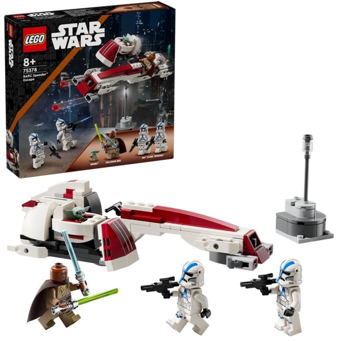 LEGO STAR WARS EVADARE PE MOTOCICLETA DE VITEZA BARC 75378 [6]