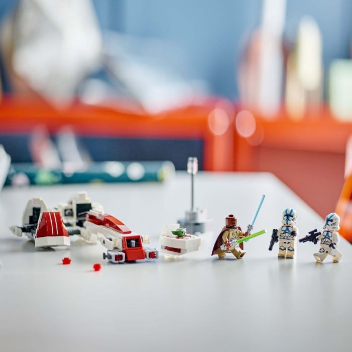 LEGO STAR WARS EVADARE PE MOTOCICLETA DE VITEZA BARC 75378 [5]