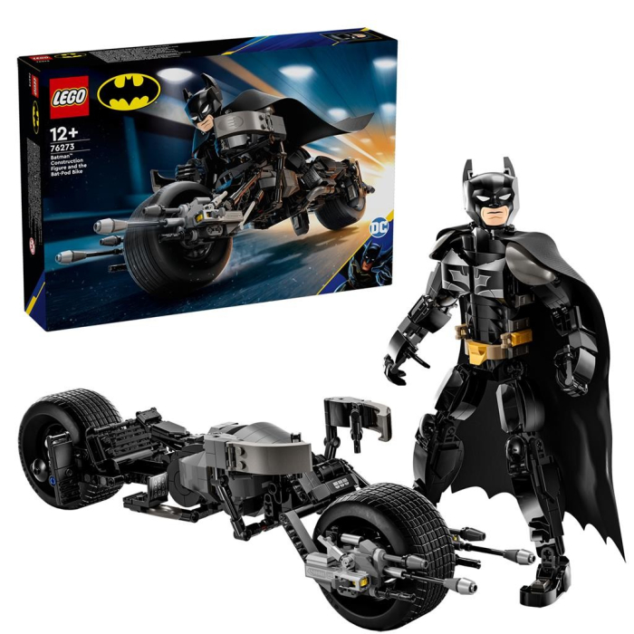 LEGO SUPER HEROES FIGURINA DE CONSTRUCTIE BATMAN SI MOTOCICLETA BAT-POD 76273 [6]