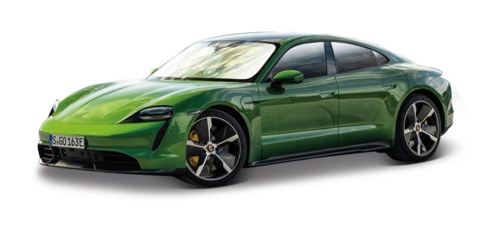 MAISTO MASINUTA CU SUNETE SI LUMINI PORSCHE TAYCAN TURBO S SCARA 1 LA 24 [2]
