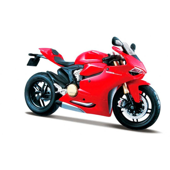 MAISTO MOTOCICLETA METALICA CU STAND DUCATI 1199 PANIGALE SCARA 1 LA 12 [2]