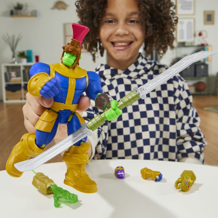 MARVEL AVENGERS MIX MASHERS SET FIGURINA HULK 12CM SI ACCESORII [5]
