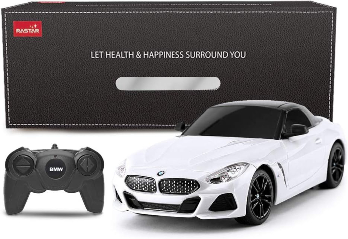 MASINA CU TELECOMANDA BMW Z4 ROADSTER ALB SCARA 1 LA 18 [1]
